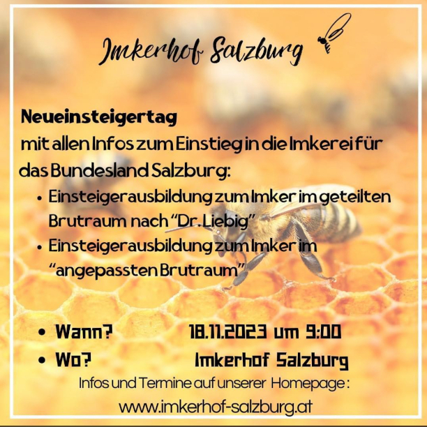 Einsteigertag 2024 im Imkerhof Salzburg